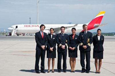 ‘I’m not stewardess Barbie!’: Iberia flight attendants push back on high heels rule