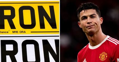 Cristiano Ronaldo inspired number plate to spark £30,000 auction from Manchester United fans