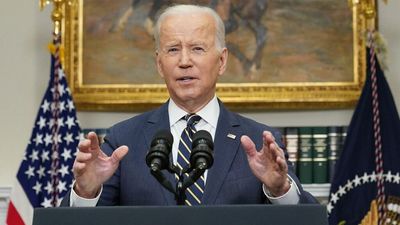 Biden says U.S. will welcome Ukrainian refugees "with open arms"