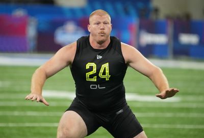 Cardinals met with OL Cam Jurgens at combine