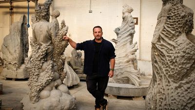 Museum of Underwater Art sculptures unveiled ahead of Great Barrier Reef snorkel site