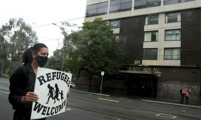 Nine refugees released from Melbourne’s Park hotel face uncertain future