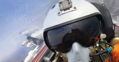 Mythic air ace 'Ghost of Kyiv' warns Russians 'I'm coming for your soul' in first image