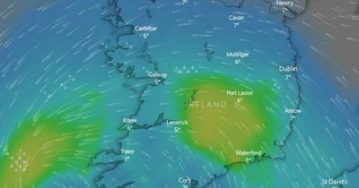 Met Eireann Ireland weather forecast two warnings for nasty weekend with chance of snow