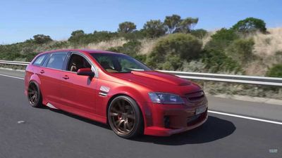 Holden Commodore Wagon With Massive Turbo Makes 1,100 Horsepower