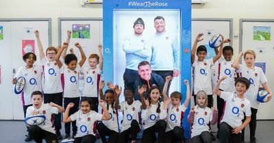 England rugby stars shock school kids with surprise PE lesson before Ireland clash