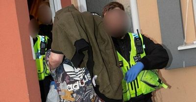 Two arrested in dawn raids after police storm homes in drug gang crackdown
