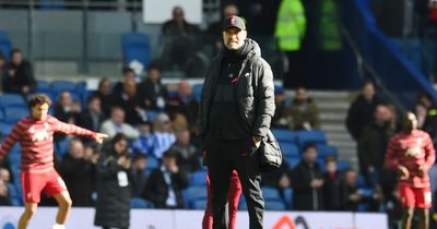 What happened when Jurgen Klopp spotted Adam Lallana before kick off before Liverpool at Brighton