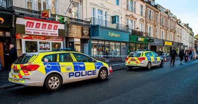 Hunt for attacker after man, 21, stabbed to death outside Subway shop