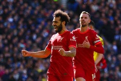 Brighton 0-2 Liverpool: Luis Diaz and Mohamed Salah on target as Reds close gap