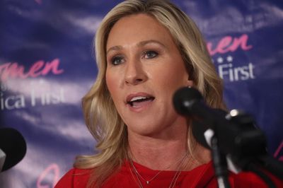 Marjorie Taylor Greene accuses fellow Republicans of ‘beating the drums of war’ over Russia in new ad