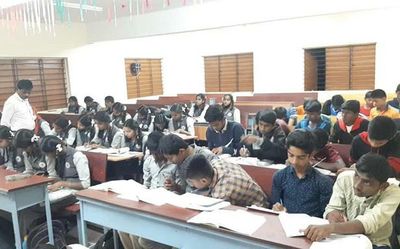 Ahead of SSLC exams, students stay put in school all day
