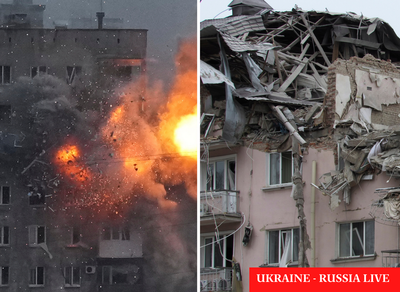 Ukraine news – live: Nine killed in airstrike on Lviv military base 35 km from Polish border, officials say