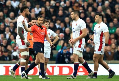 England suffer Six Nations defeat to Ireland after early red card for Charlie Ewels