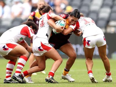 Broncos alone on top with tough NRLW win