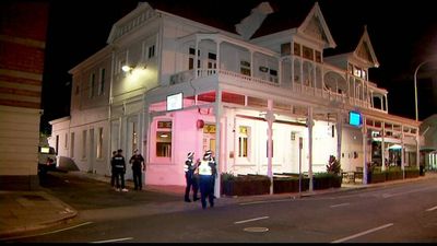 Stabbing victim in critical condition as anti-gang police investigate large fight at Adelaide pub