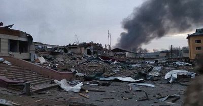 Eight Russian missiles fired at Ukrainian city less than 15 miles from Poland border