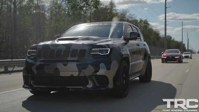 Nitrous-fed 1,300 HP Jeep Grand Cherokee Does Brutal Acceleration Pulls