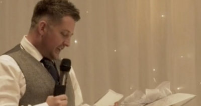 Scottish best man's speech leaves bride red faced and 'wanting to change her name'