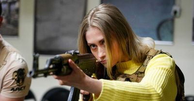 Ukrainian women warn Putin "you will pay" as they take up arms to avenge dead