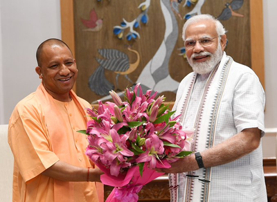 Yogi Adityanath meets Prime Minister Narendra Modi in Delhi