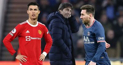 Antonio Conte makes Cristiano Ronaldo and Lionel Messi comparison after Man Utd hat-trick