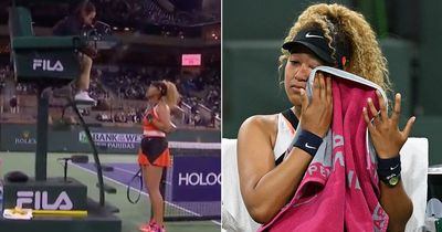 Naomi Osaka reduced to tears from heckler as she complained to umpire mid-match