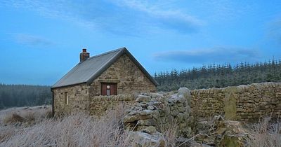 What is a bothy and where can you find them in Northumberland?