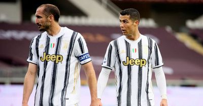 Giorgio Chiellini changes Cristiano Ronaldo verdict after previous comments on Man United star