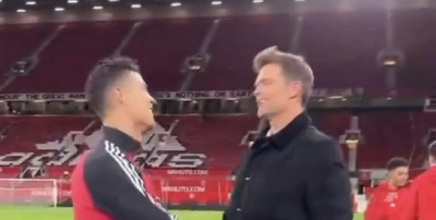 Tom Brady had an interesting reaction when Cristiano Ronaldo asked him if he was finished