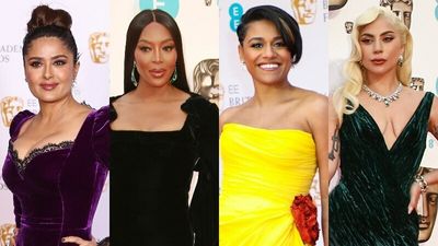 BAFTAS red carpet: Lace, long sleeves, a bit of puff and a warm blast of yellow