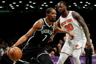 Durant scores 53 as Nets edge Knicks, Mavs win in Boston