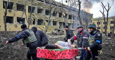 Mum and baby die after being pulled from rubble of Ukraine hospital bombing