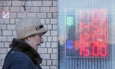 Russia threatens to pay external debt in roubles; Ukraine’s GDP ‘could shrink 35%’; UK petrol to surge – as it happened