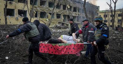 Pregnant woman and baby die after being pulled from rubble of maternity hospital bombed by Russia