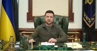 Ukraine President makes public address saying 'We must hold on, we must fight, and we shall win'