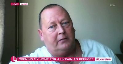 ITV Lorraine viewers salute Leeds 'legend' taking in Ukraine refugees as he makes cheeky Priti Patel dig