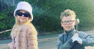 Michelle Heaton's daughter dresses up as her popstar mum for dream career day at school