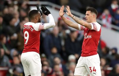 Granit Xhaka stresses importance of ‘amazing’ Alexandre Lacazette to Arsenal