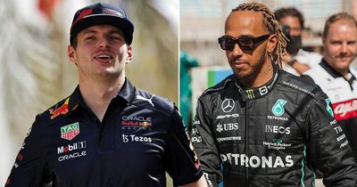 Max Verstappen laughs off Lewis Hamilton's Mercedes title fears ahead of Bahrain opener