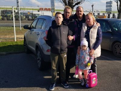 UK couple who rescued Ukrainian relatives stuck in France after being turned away at border