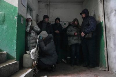 First Ukrainians finally able to flee horror city of Mariupol