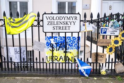 Street in Edinburgh ‘renamed’ in honour of Ukrainian president
