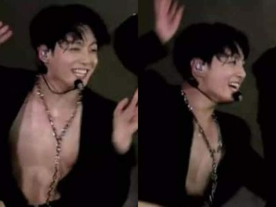 BTS' Jungkook's blazer button popped open during a concert and it's time to unbutton your blazers