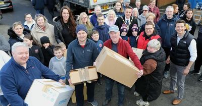 Volunteers praised in Derry for "massive" donation response for Ukraine refugees