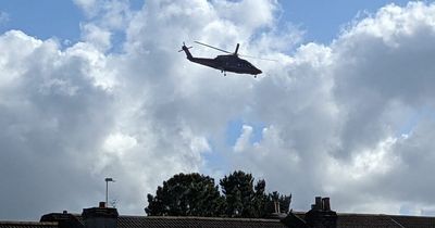 Mystery helicopter thought to be part of Queen's Flight as Prince Edward visits Bristol