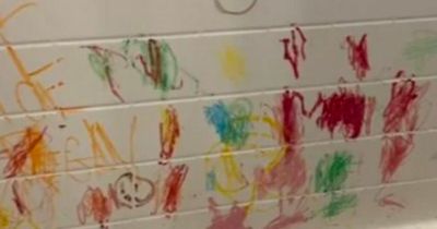 'I bought washable crayons for my son to use in the bath - it won't come off'