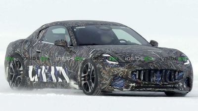 Maserati GranTurismo Electric Spied With Aero Wheels, No Exhausts