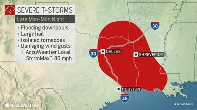 Threat Of Severe Weather Brewing Across Gulf Coast Region