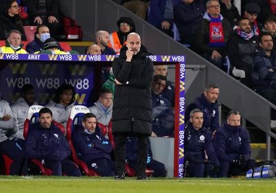 Frustration for Manchester City as they are held at Crystal Palace